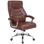 Dylan Leather Executive Chair - Brown
