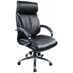 Hatton Luxury Leather Chair - Black