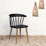 CORPIOUS BLACK - CAFE CHAIR