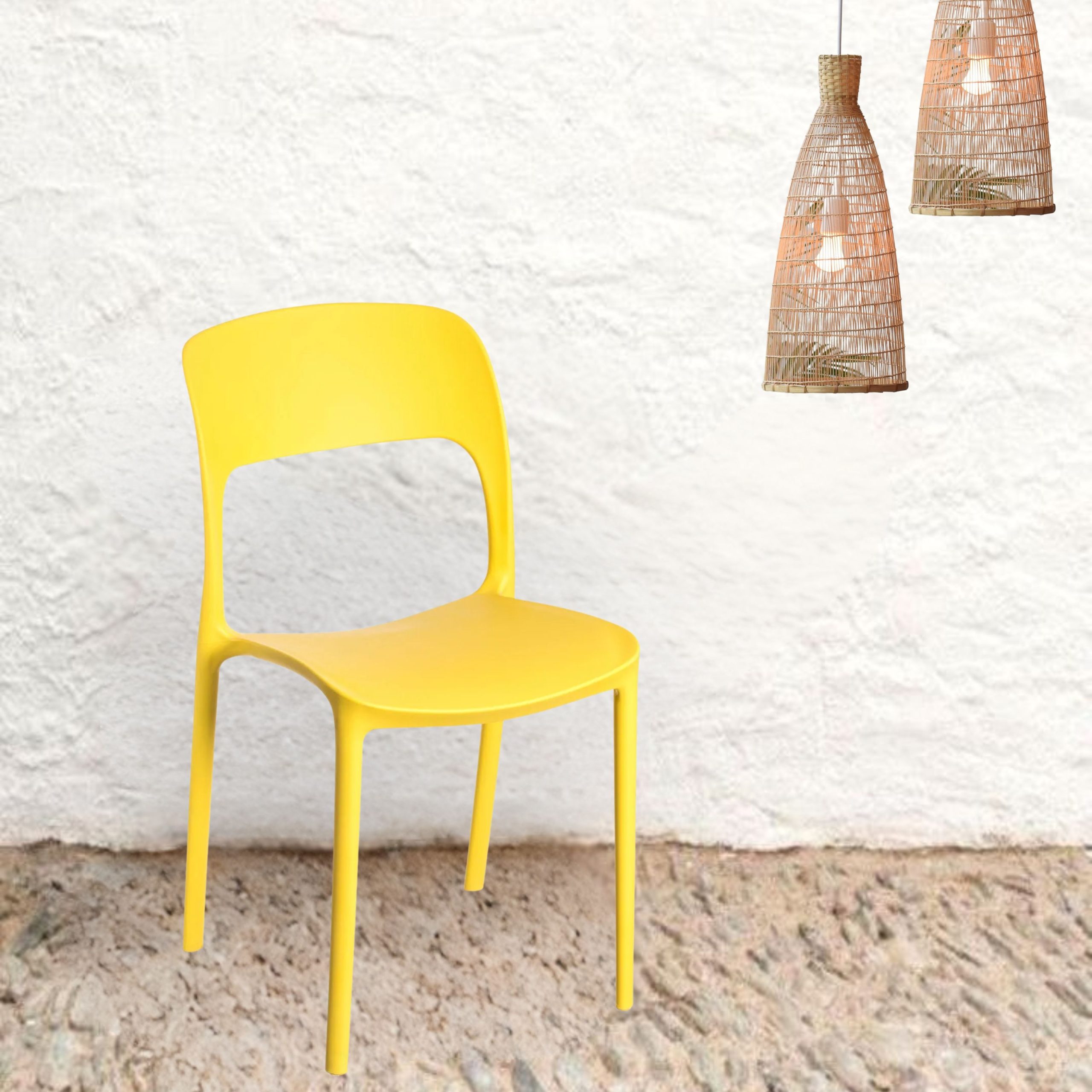 MOORDOT YELLOW - CAFE CHAIR MOORDOT YELLOW - CAFE CHAIR - Image 1