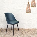 ZONIN TEAL BLUE - CAFE CHAIR