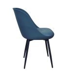 Zonin Teal Blue - Cafe Chair - Image 3